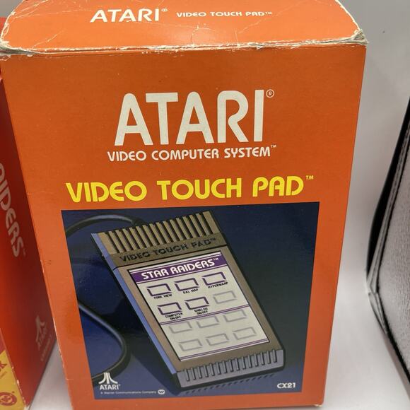 Star Raiders (Atari 2600) w/Video Touchpad, Complete in Box CIB NTSC - Picture 4 of 16